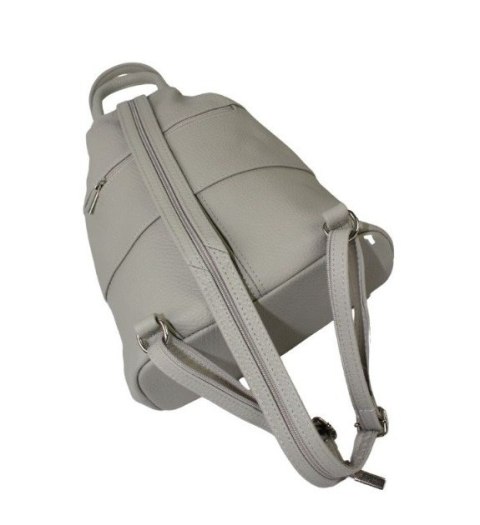 Plecak Skórzany PolskaGalanteria (PL) JOANNA Skóra Naturalna Licowa JASNY GOŁĘBI