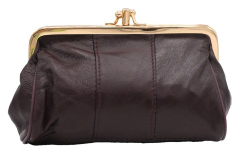 Sakiewka Uniwersalna Klamerka Polska Galanteria (PL) Skóra Naturalna Duża K09 14 x 10 x 6 [cm]