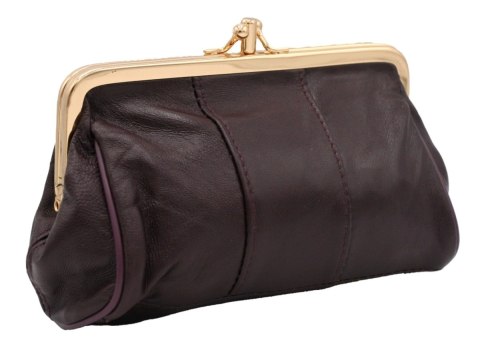 Sakiewka Uniwersalna Klamerka Polska Galanteria (PL) Skóra Naturalna Duża K09 14 x 10 x 6 [cm]