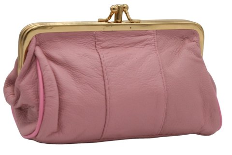 Sakiewka Uniwersalna Klamerka Polska Galanteria (PL) Skóra Naturalna Duża K09 14 x 10 x 6 [cm]