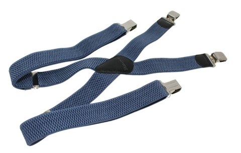 Szelki Do Spodni Polska Galanteria (PL) Z Materiału Regulowane Podwójne Typ X JEANS Szelki Do Spodni Polska Galanteria (PL) Z Materiału Regulowane Podwójne Typ X JEANS