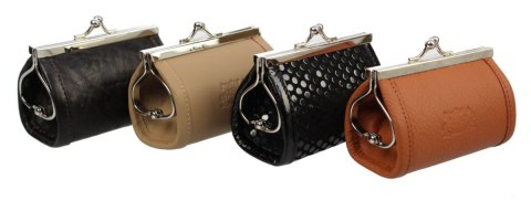 Ekskluzywny Kuferek Na Bilon ELKOR (PL) Skóra Naturalna Licowa EL0A