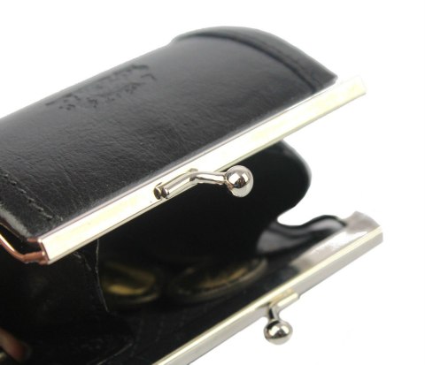 Ekskluzywny Kuferek Na Bilon ELKOR (PL) Skóra Naturalna Licowa EL0A