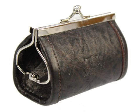 Ekskluzywny Kuferek Na Bilon ELKOR (PL) Skóra Naturalna Licowa EL0A