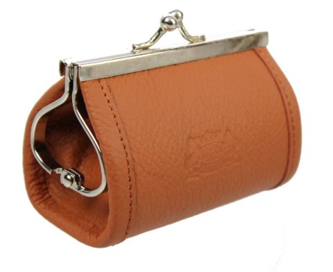 Ekskluzywny Kuferek Na Bilon ELKOR (PL) Skóra Naturalna Licowa EL0A