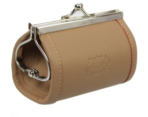 Ekskluzywny Kuferek Na Bilon ELKOR (PL) Skóra Naturalna Licowa EL0A