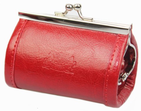 Ekskluzywny Kuferek Na Bilon ELKOR (PL) Skóra Naturalna Licowa EL0A