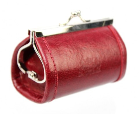 Ekskluzywny Kuferek Na Bilon ELKOR (PL) Skóra Naturalna Licowa EL0A