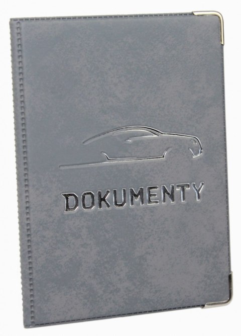 Eleganckie Etui Na Karty Dokumenty Dowód Rejestracyjny Polska Galanteria (PL) Duże Pionowe "Dokumenty" 12 x 9 [cm]