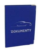 Eleganckie Etui Na Karty Dokumenty Dowód Rejestracyjny Polska Galanteria (PL) Duże Pionowe "Dokumenty" 12 x 9 [cm]