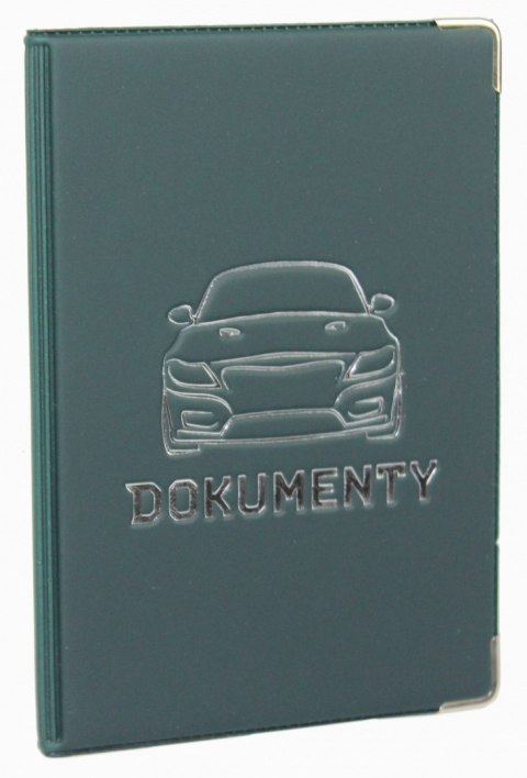 Eleganckie Etui Na Karty Dokumenty Dowód Rejestracyjny Polska Galanteria (PL) Duże Pionowe Na Trzy "Dokumenty Samochód" 041462