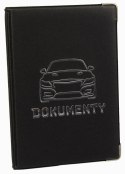 Eleganckie Etui Na Karty Dokumenty Dowód Rejestracyjny Polska Galanteria (PL) Duże Pionowe Na Trzy "Dokumenty Samochód" 041462