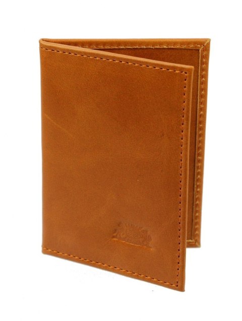 Etui Na Karty Dokumenty ELKOR (PL) Mały Wizytownik Skóra Naturalna EL119