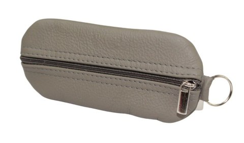 Etui Na Klucze Kluczówka ELKOR Duża Bombata Dwa Zamki Skóra Naturalna EL082