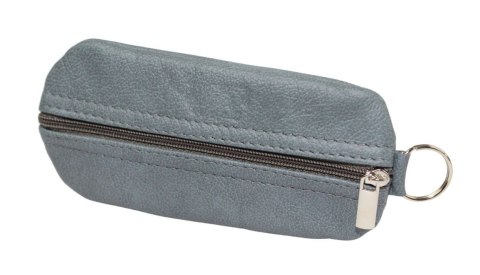 Etui Na Klucze Kluczówka ELKOR Duża Bombata Dwa Zamki Skóra Naturalna EL082