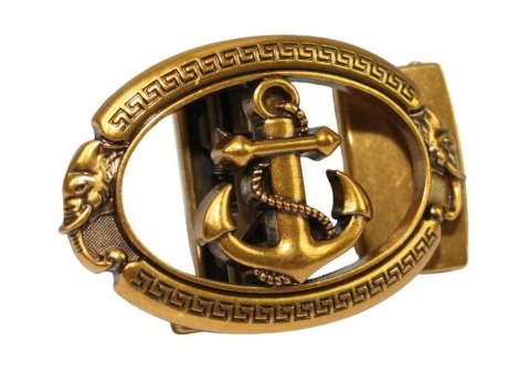 Klamra Do Paska Męskiego Wizytowego Z Mechanizmem Ząbkowym ,,ZŁOTA KOTWICA,, AUTOMAT/ZĄBEK Garnitur 35 mm KAZ35/5