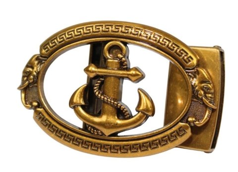 Klamra Do Paska Męskiego Wizytowego Z Mechanizmem Ząbkowym ,,ZŁOTA KOTWICA,, AUTOMAT/ZĄBEK Garnitur 35 mm KAZ35/5