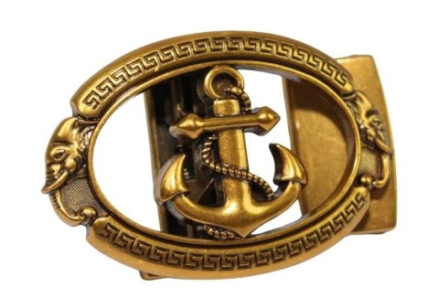 Klamra Do Paska Męskiego Wizytowego Z Mechanizmem Ząbkowym ,,ZŁOTA KOTWICA,, AUTOMAT/ZĄBEK Garnitur 35 mm KAZ35/5