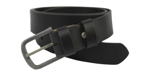 Pasek Męski Skórzany Rovicky (PL) Skóra Licowa EXTRA 40 mm CZARNY