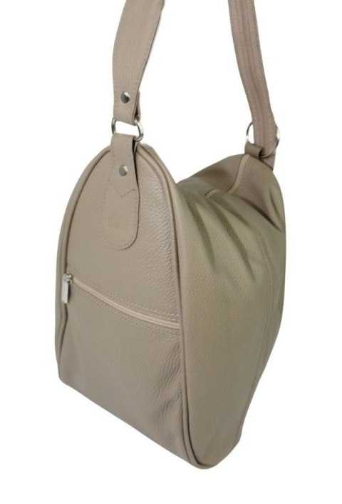 Plecak Skórzany ELKOR (PL) Jowita De Luxe Skóra Naturalna Licowa BEŻOWY