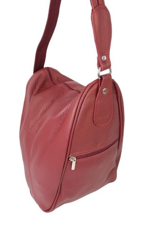 Plecak Skórzany ELKOR (PL) Jowita De Luxe Skóra Naturalna Licowa BURACZKOWY