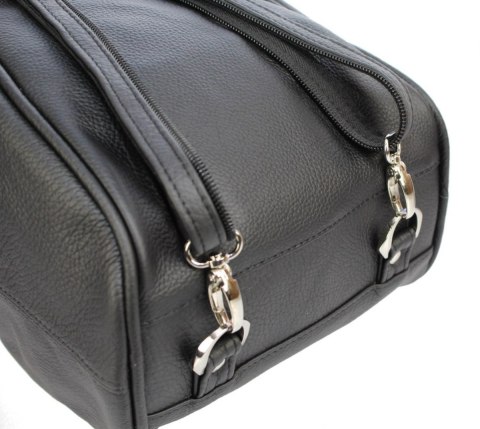 Plecak Skórzany ELKOR (PL) Jowita De Luxe Skóra Naturalna Licowa CZARNA