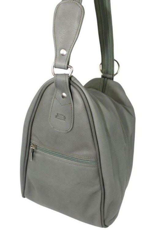 Plecak Skórzany ELKOR (PL) Jowita De Luxe Skóra Naturalna Licowa MIĘTOWY