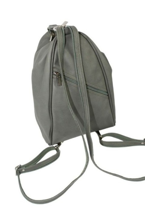 Plecak Skórzany ELKOR (PL) Jowita De Luxe Skóra Naturalna Licowa MIĘTOWY