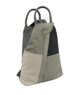 Plecak Skórzany PolskaGalanteria (PL) JOANNA Skóra Naturalna Licowa Gładka TRIO WZÓR 1