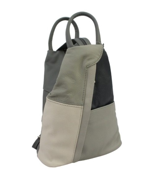 Plecak Skórzany PolskaGalanteria (PL) JOANNA Skóra Naturalna Licowa Gładka TRIO WZÓR 1