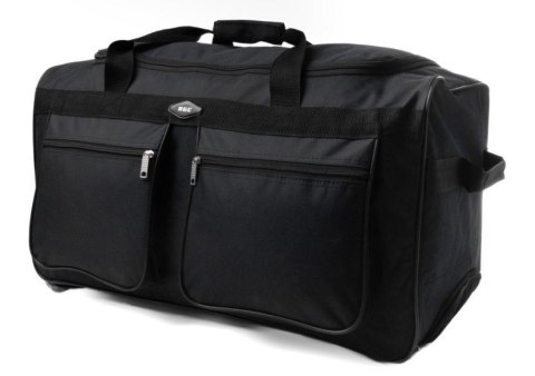 Pojemna Torba Podróżna Na Kółkach RGL A3 CZARNA 60 x 32 x 32 [cm]