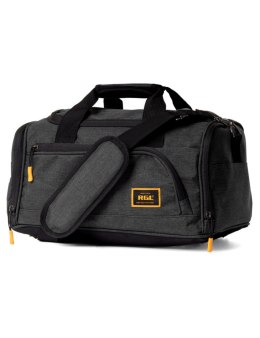 Pojemna Torba Podróżna RGL Samolotowy Bagaż Podręczny PL02 CZARNA 40 x 20 x 25 [cm]