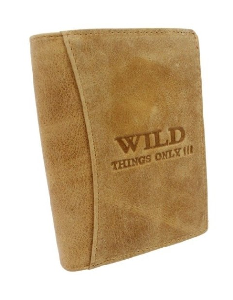 Portfel Męski Skórzany WILD Skóra Licowa Duży Pionowy Bez Zapięcia RIFD WI5500 12,5 x 9,5 x 2,5 [cm Portfel Męski Skórzany WILD Skóra Licowa Duży Pionowy Bez Zapięcia RIFD WI5500 12,5 x 9,5 x 2,5 [cm
