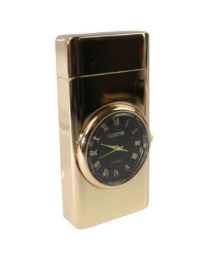 Praktyczna Elektryczna Zapalniczka Plazmowa Z Zegarkiem Ekskluzywne Pudełko