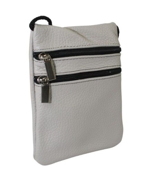 Średnia Paszportówka Na Szyję Ze Skóry Naturalnej 2 Zamki MAGRE (PL) 16.5 x 13 x 1 [cm]