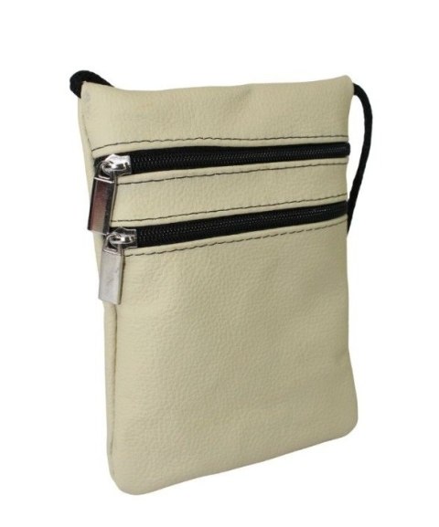 Średnia Paszportówka Na Szyję Ze Skóry Naturalnej 2 Zamki MAGRE (PL) 16.5 x 13 x 1 [cm]