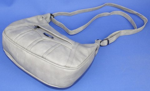 Torebka Skórzana 3022-2 Torebka Klasyczna BAG STREET Listonoszka Skóra Cielęca JASNY BEŻOWY