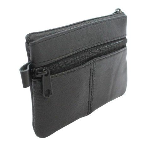 Etui Na Klucze Skórzane Polska Galanteria (PL) KC-01 Skóra Naturalna Kluczówka Duża Na Jeden Komplet Kluczy 12,5 x 10 x 1,5 [cm]