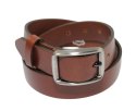 Pasek Damski Skórzany PAS-MAX (PL) Skóra Licowa EXTRA Gładki 30 mm JASNY BRĄZ k.40