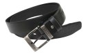 Pasek Skórzany COMPLEX (PL) Tłoczony Napis "COBRA" Skóra DW EXTRA 40 mm CZARNY