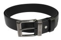 Pasek Skórzany COMPLEX (PL) Tłoczony Napis "COBRA" Skóra DW EXTRA 40 mm CZARNY