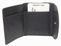 Portfelik Uniwersalny Mała Sakieweczka Skórzana MARS NORDEE Skóra Naturalna RFID  GW-3770 CZARNY 9 x 7 x 2 [cm]
