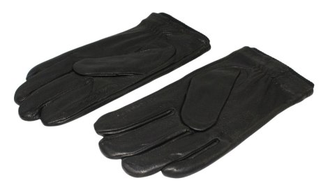 Rękawiczki Męskie PolskaGalanteria Ocieplane Z Ciemnym Ściągaczem Ze Skóry Renifera Rozmiar 10 1/2 CZARNE