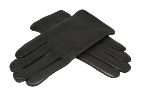 Rękawiczki Męskie PolskaGalanteria Ocieplane Ze Skóry Renifera Rozmiar 10 1/2 GŁADKIE CZARNE