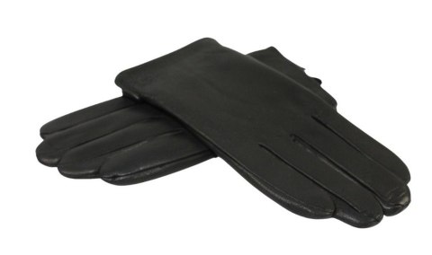 Rękawiczki Męskie PolskaGalanteria Ocieplane Ze Skóry Renifera Rozmiar 10 1/2 GŁADKIE CZARNE