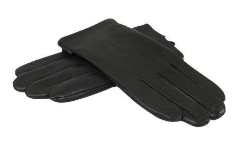 Rękawiczki Męskie PolskaGalanteria Ocieplane Ze Skóry Renifera Rozmiar 11 GŁADKIE CZARNE