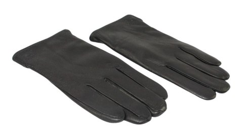 Rękawiczki Męskie PolskaGalanteria Ocieplane Ze Skóry Renifera Rozmiar 12 1/2 GŁADKIE CZARNE