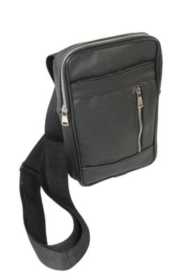 Torba męska skórzana GRETOS MAROUS  (PL) Pionowa CZARNY 25 x 16 x 4 [cm]