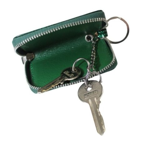 Etui na klucze HAROLD`S Skóra Naturalna Lakierowana Metalowy Suwak Motyle HA5139-14 9,5 x 5,5 x 1,5 [cm]