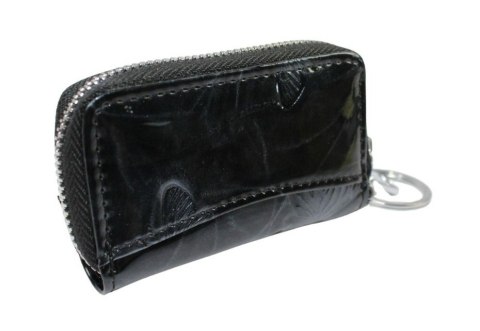 Etui na klucze HAROLD`S Skóra Naturalna Lakierowana Metalowy Suwak Motyle HA5139-14 9,5 x 5,5 x 1,5 [cm]